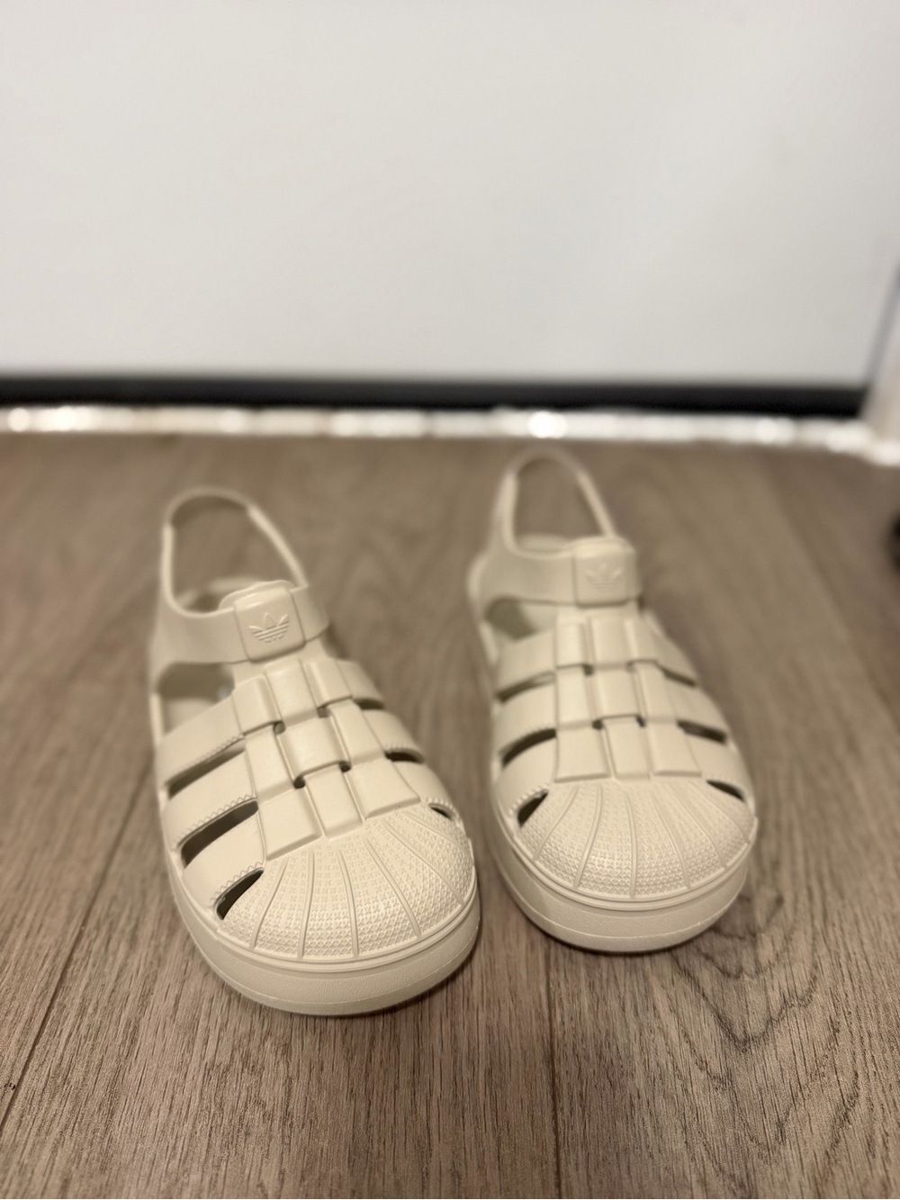 adidas Kids Cream Fisherman Jelly Sandals
